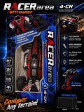 2.4GHz 4CH RC Off-Road Car with LED Lights, Shock Absorbers & 7.2V Battery