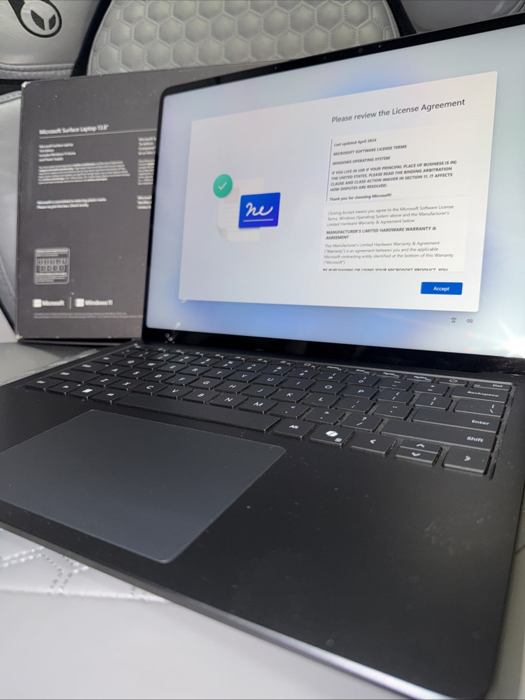 Microsoft Surface Laptop 13.8” Snapdragon X Plus, 16GB RAM, 512GB SSD, Black