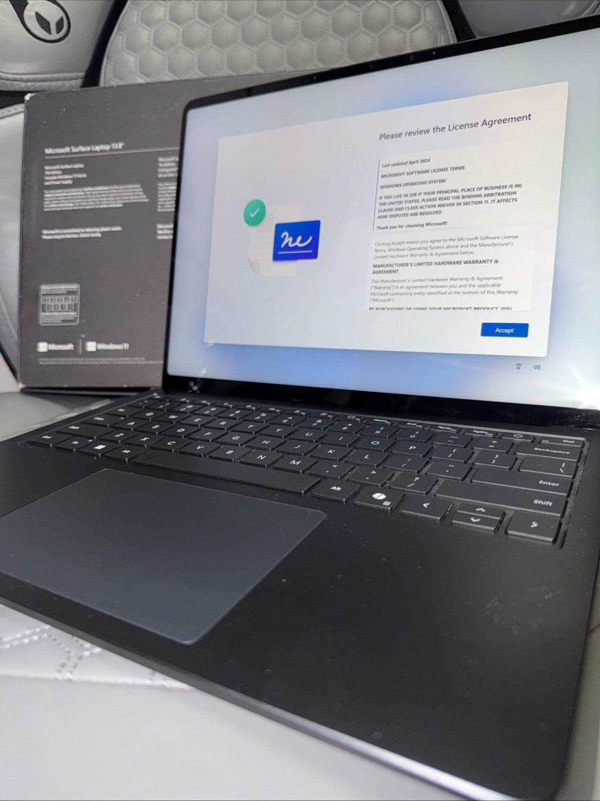 Microsoft Surface Laptop 13.8” Snapdragon X Plus, 16GB RAM, 512GB SSD, Black