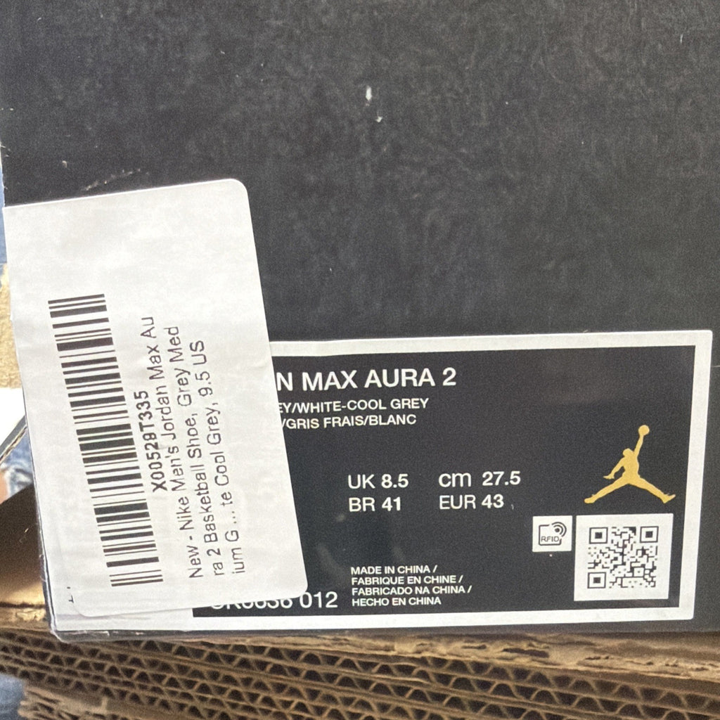 Size 10.5 - Jordan Max Aura 2 Medium Grey