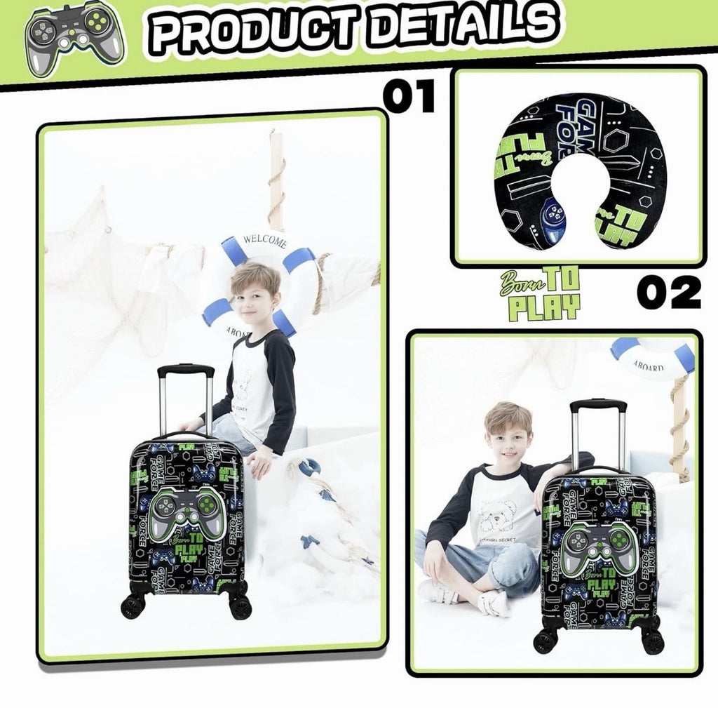 Kids Luggage Set 2 Piece 16'' Hardside Spinner Wheels Carry On Airline Approved