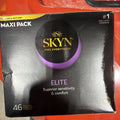 SKYN Elite Ultra Thin Lubricated Non-Latex Condoms, 46 1 Count (Pack of 46) 