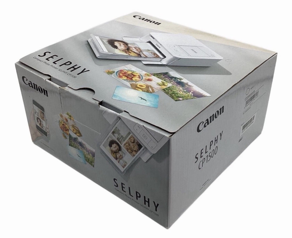 Canon SELPHY CP1500 Wireless Compact Photo Printer White AC100V New Opened Box