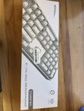 MOFII Wireless RGB Keyboard Tri-Mode Bluetooth/USB-C/2.4G Crystal Jelly Keys