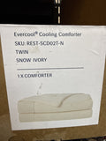 REST Evercool Cooling Comforter Twin SNOW OVORY