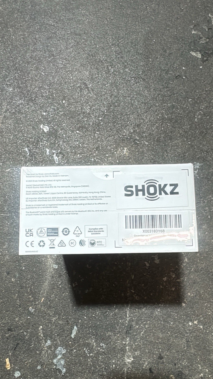 Shokz OpenMove Water Resistant Wireless Bluetooth Bone Conduction Headphones