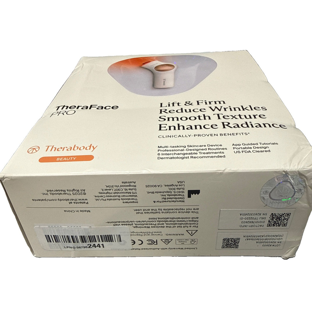 Therabody - TheraFace PRO - Multi-Use Facial Health Device White