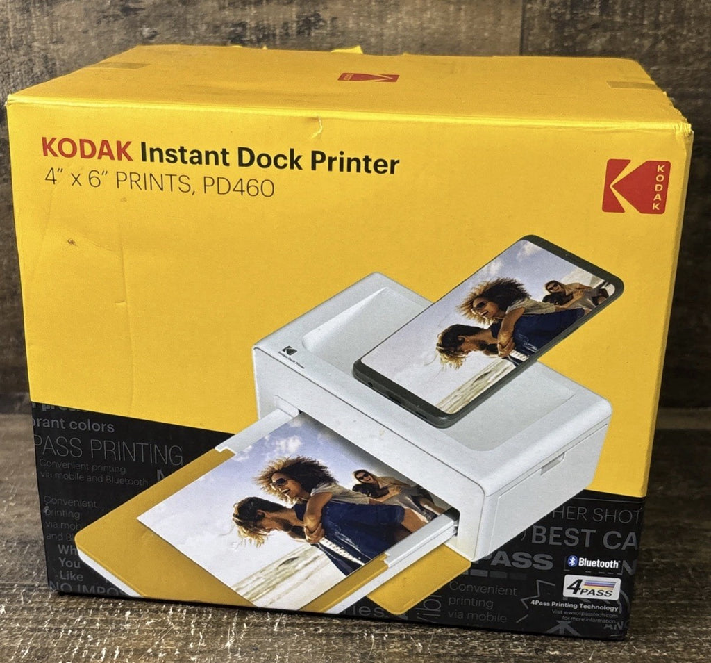 Kodak PD460 Dock Printer Portable Instant Photo Printer Bundle
