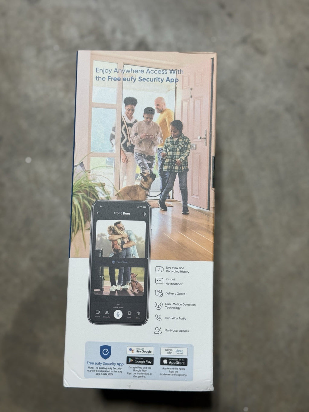 eufy S330 Video Doorbell Dual Cameras 2K FHD Family Recognition Wireless