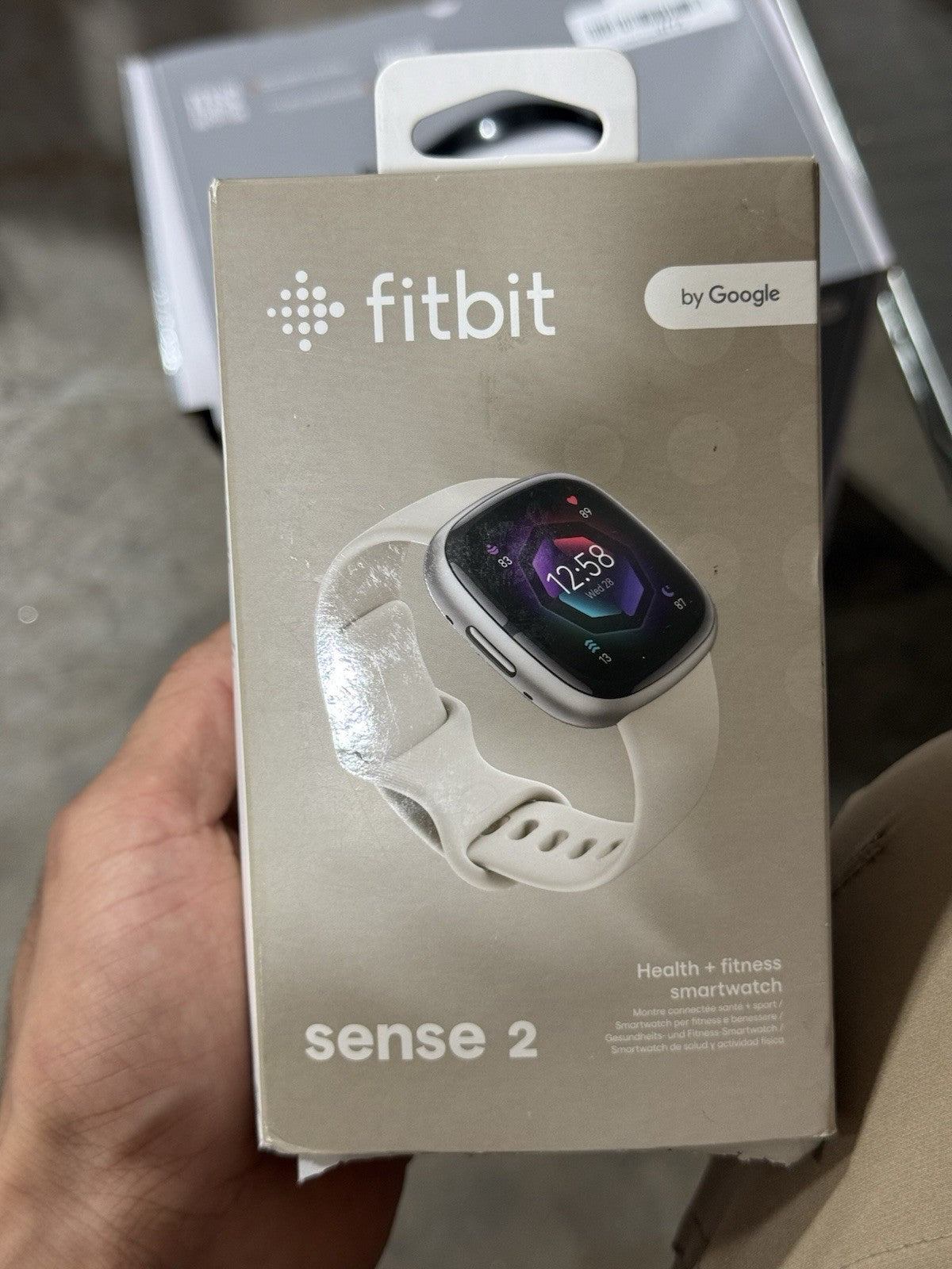 New Fitbit Sense 2 Advanced Health & Fitness Smartwatch FB521SRWT-US