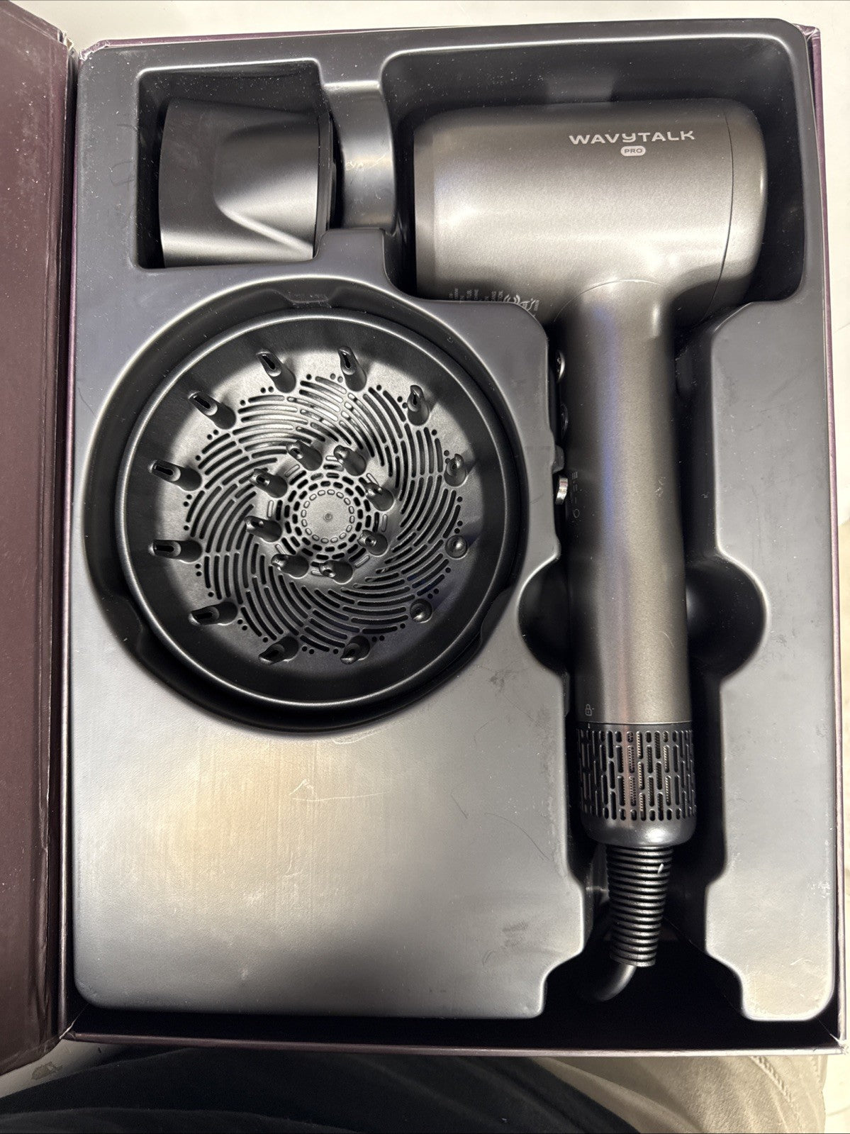 Wavytalk Turblow Pro Fast Drying Hair Dryer With 2 Attachments