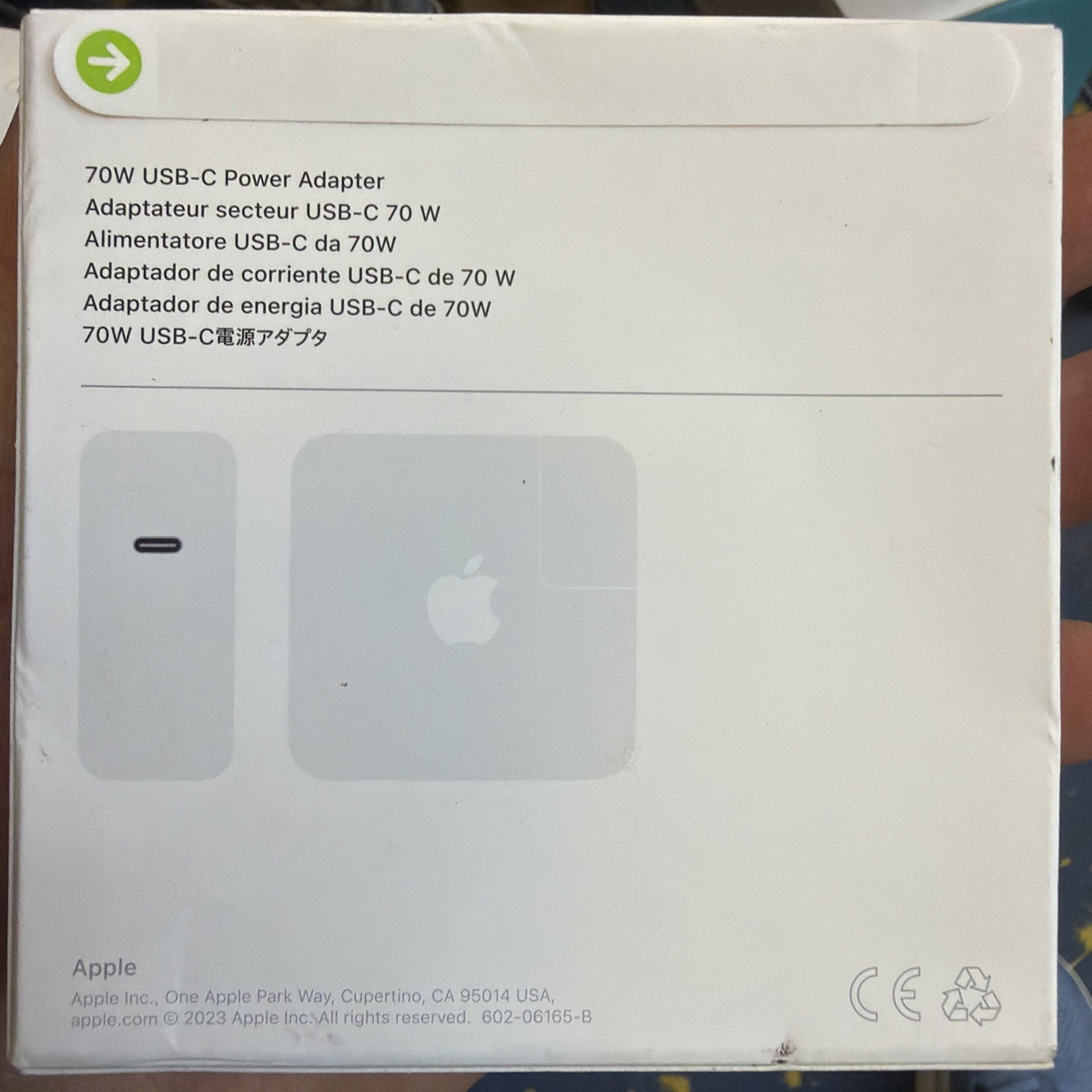 Original Apple 70W USB-C AC Power Adapter / Charger MQLN3AM/A A2743 MacBook iPad