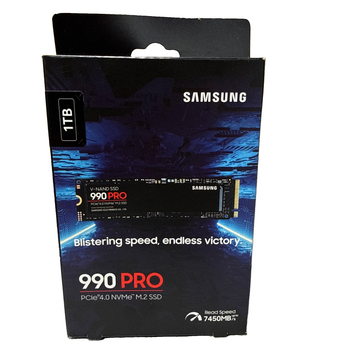 Samsung 990 PRO 1TB NVMe M.2 PCIe 4.0 SSD – MZ-V9P1T0B/AM