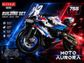 1000 RR Motorcycle Model Building Blocks Set, MOC Bricks Kit (755pcs)