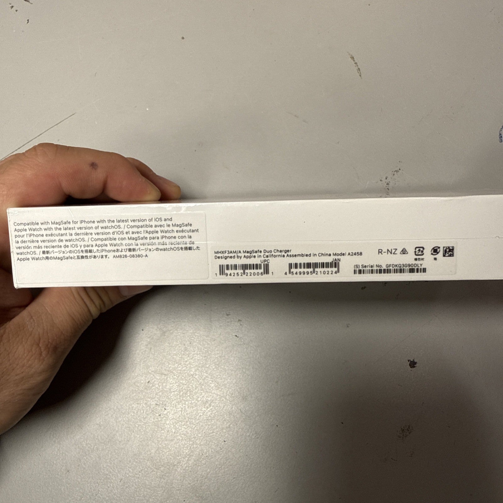 Apple MagSafe Duo Wireless Charger Fast Charging Capability MHXF3AM/A - White