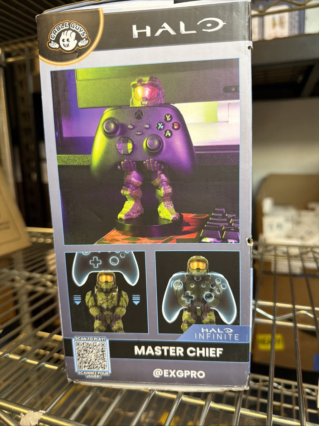 MASTER CHIEF HALO INFINITE CABLE GUYS PHONE / XBOX CONTROLLER HOLDER NEW IN BOX