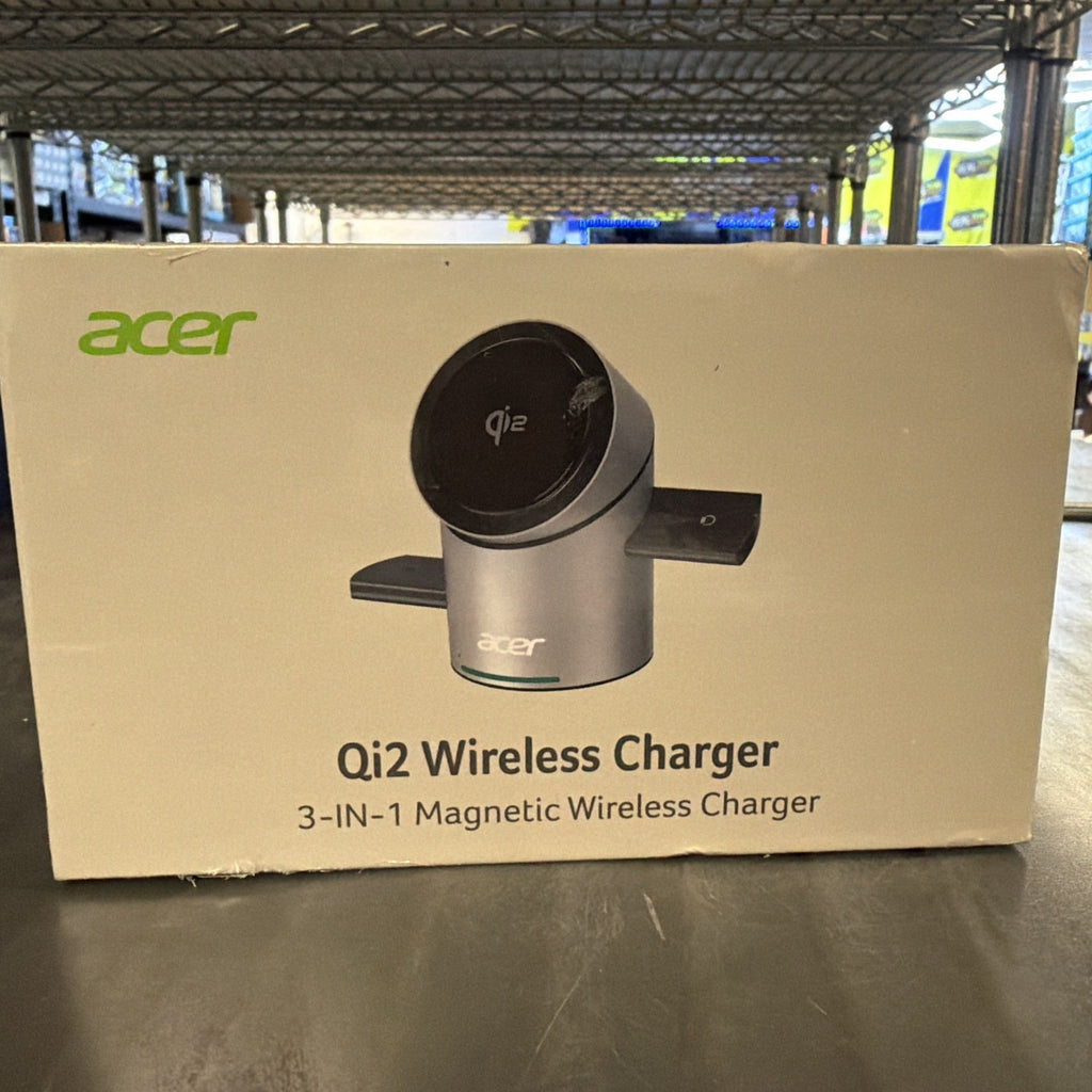 ACER 3 in 1 Qi2 15W Wireless Charging Station Charger Stand - Brand NEW Sealed