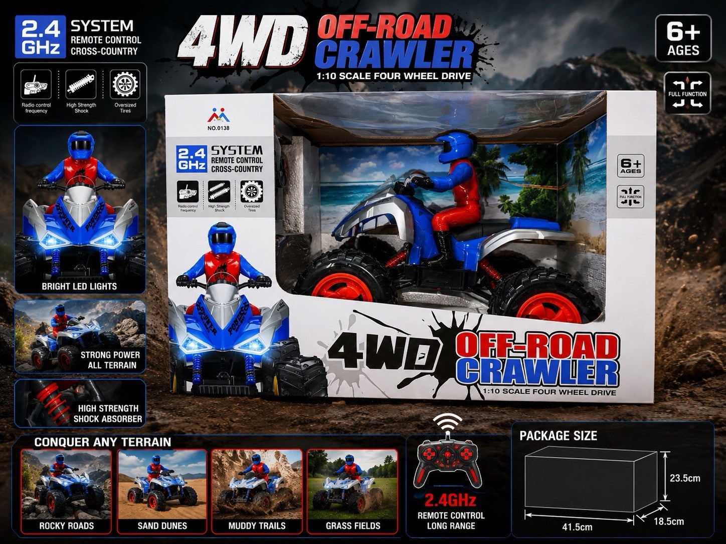 Deluxe ATV Off Road Crawler