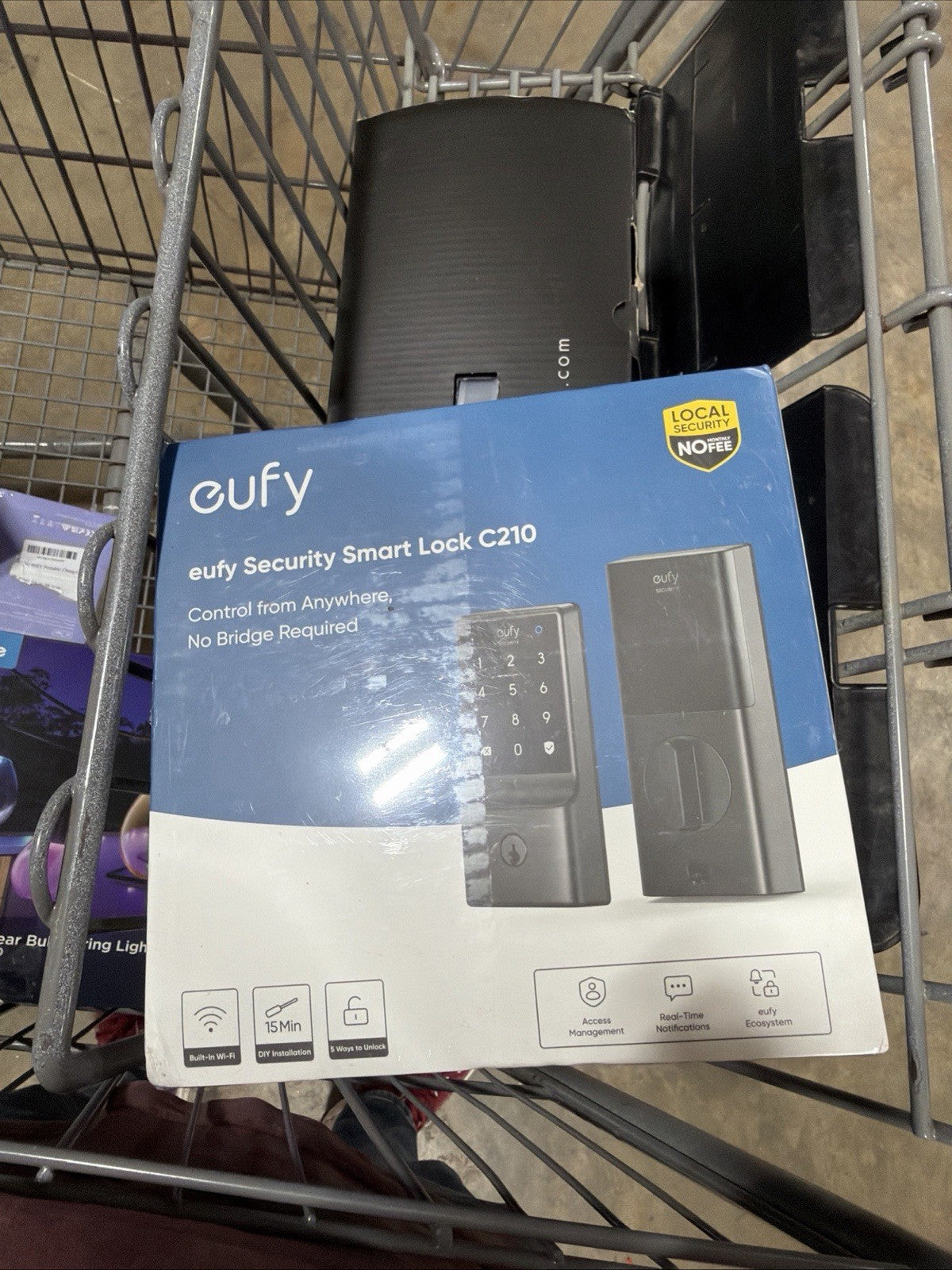 Eufy E110 Smart Lock With Buit-in Wi-Fi Control From Anywhere, Used