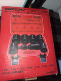SEDY SAE Deep Impact Socket Set 8-Piece 1/2-inch Drive -New