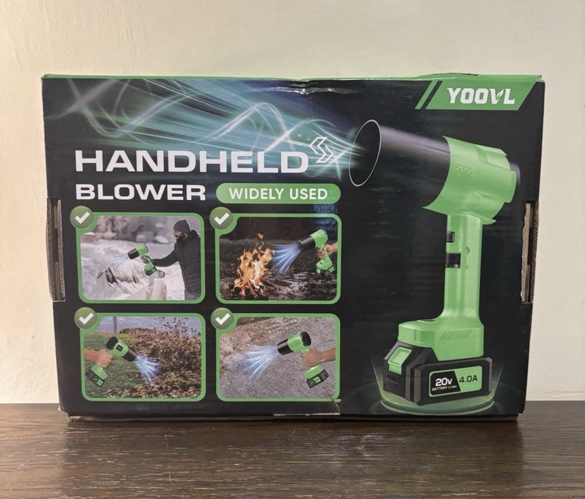 Yoovl Handheld Cordless Leaf Blower