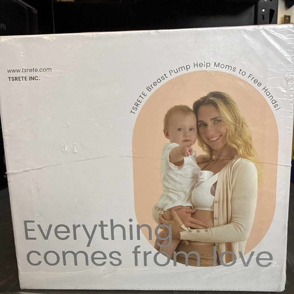 TSRETE Double Wearable Electric Breast Pump Hands-Free model-24 mm USBCharging