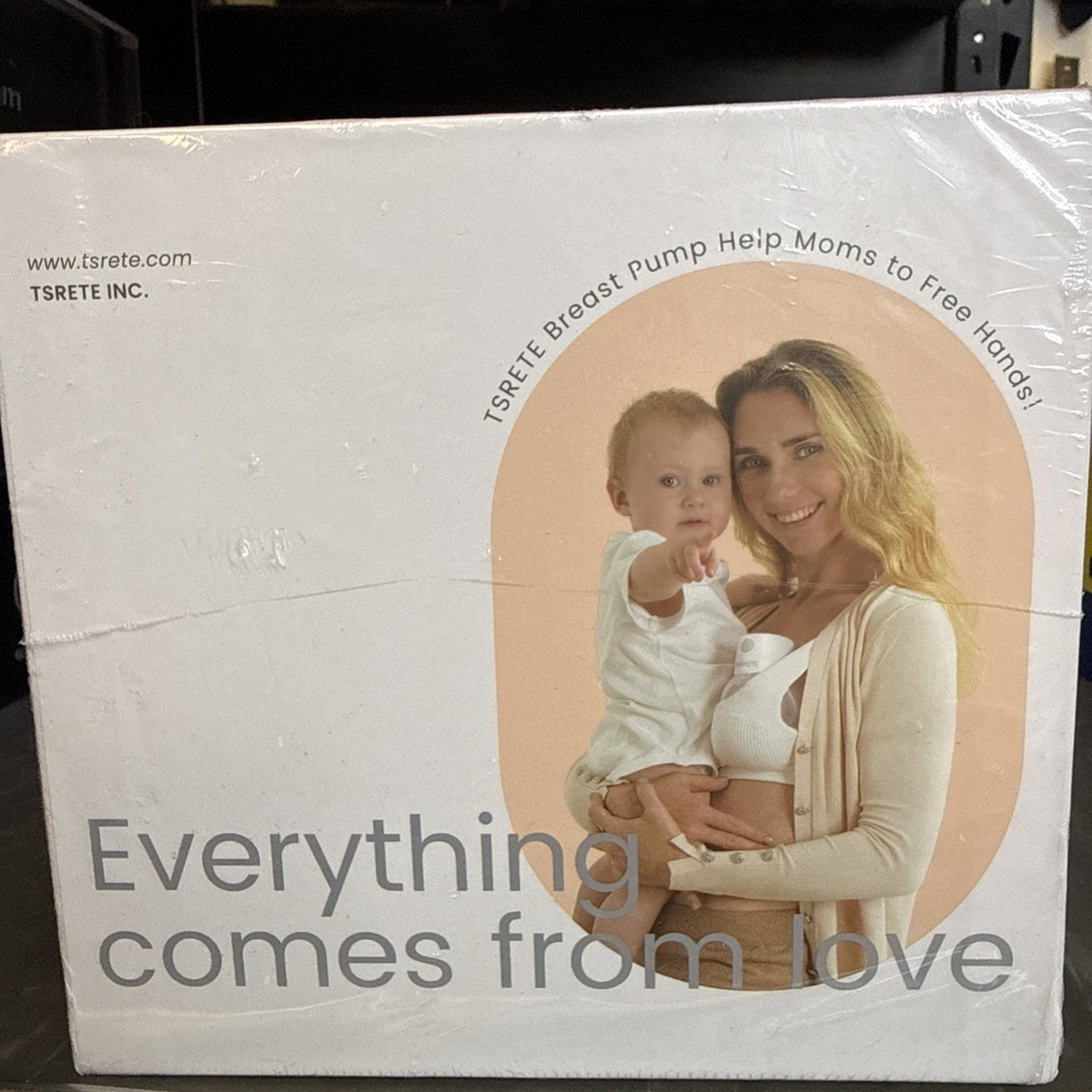TSRETE Double Wearable Electric Breast Pump Hands-Free model-24 mm USBCharging