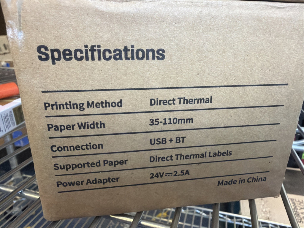 Forc Y43BT White Thermal Printer, Model Y43BT White, MPN Y43BT White