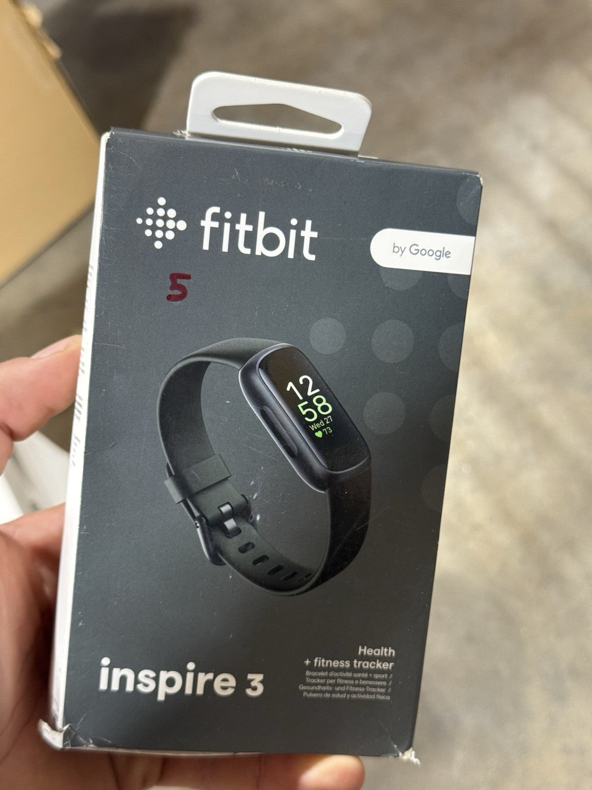 Fitbit Inspire 3 Activity Tracker Purple w/ Charging Cable & Extra Band Set