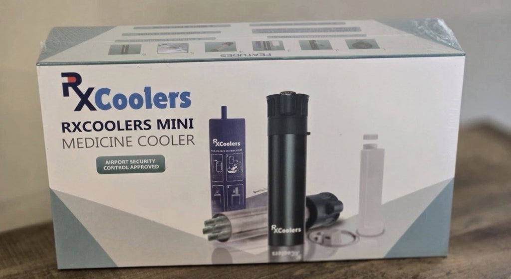 RxCoolers Mini Medicine Travel Cooler TSA Approved Insulin Cooler SEALED