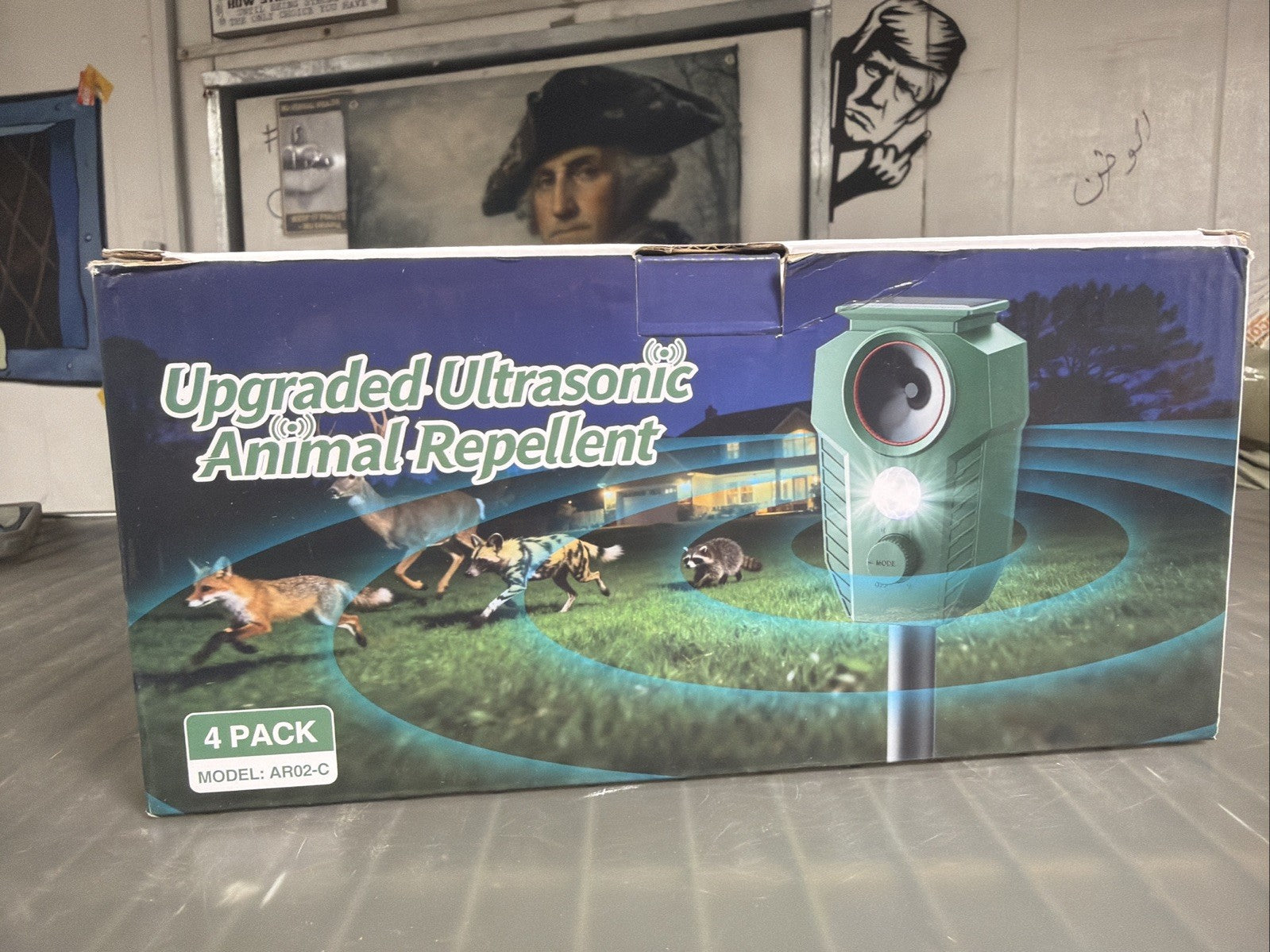 2026 Sonic Animal Repellent Device - Motion Activated Garden Deterrent for Squir