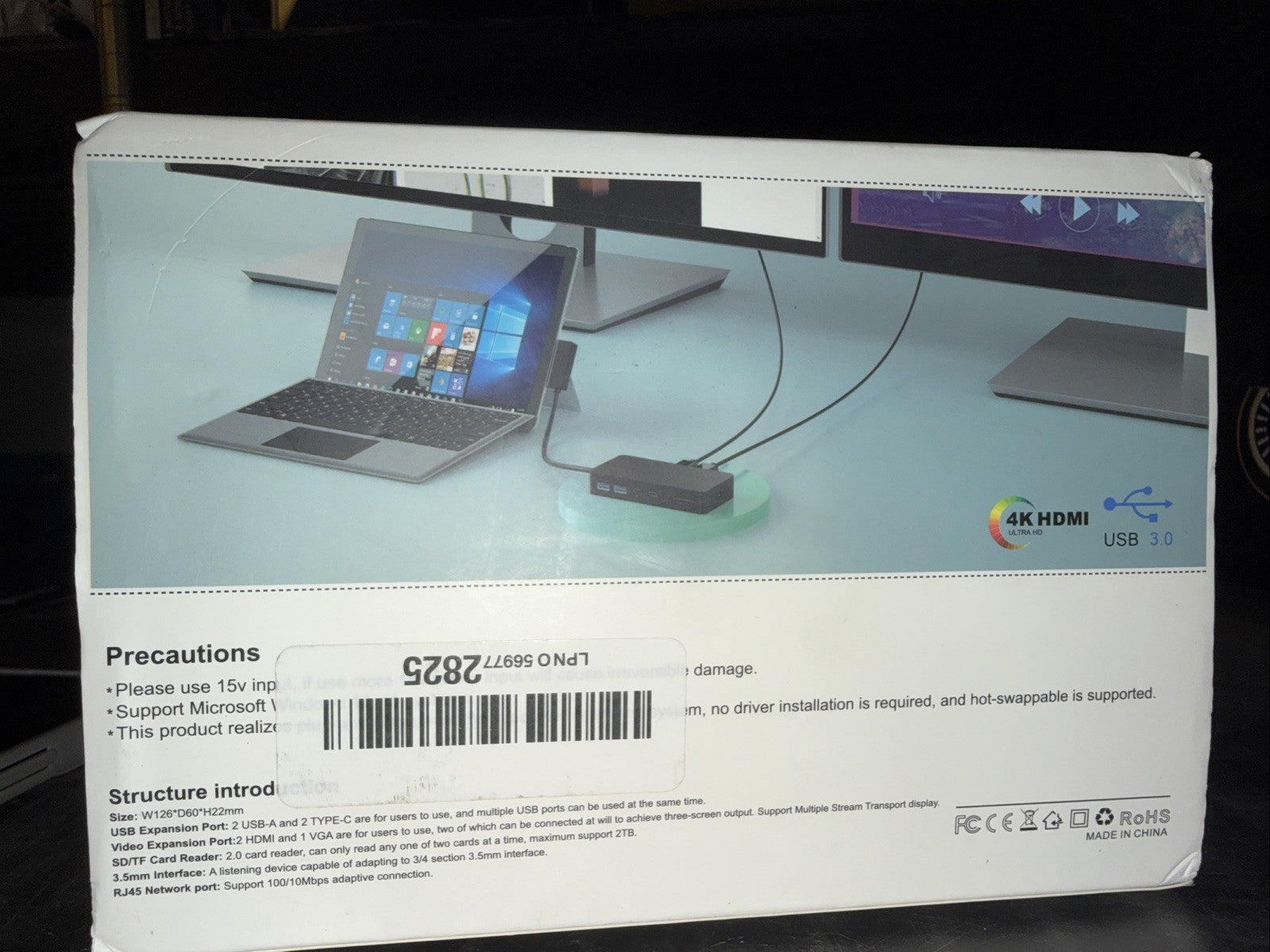 Expansion Dock and charger for Microsoft Surface $158 on amzn