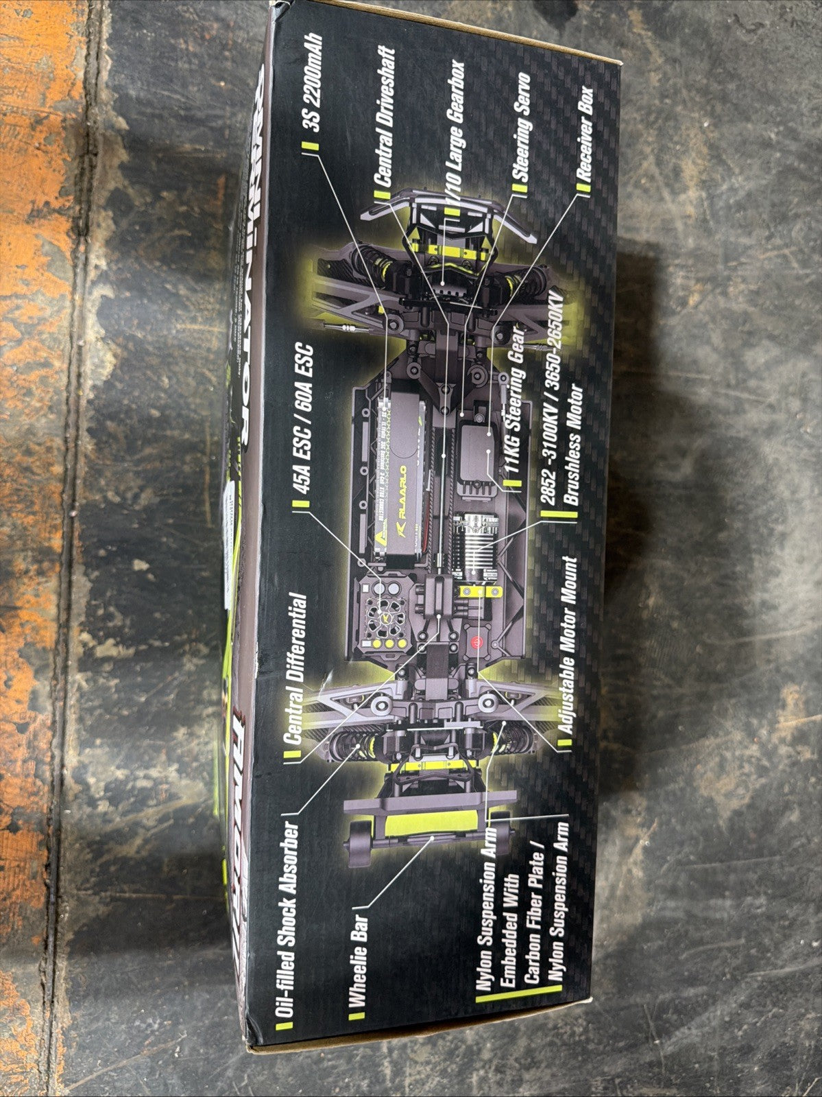 Rlaarlo Omni Terminator 4WD Truck Carbon Fiber Version - New Sealed  