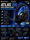 New Turtle Beach Atlas 200 Wired Gaming Headset for PlayStation - PS5 PS4