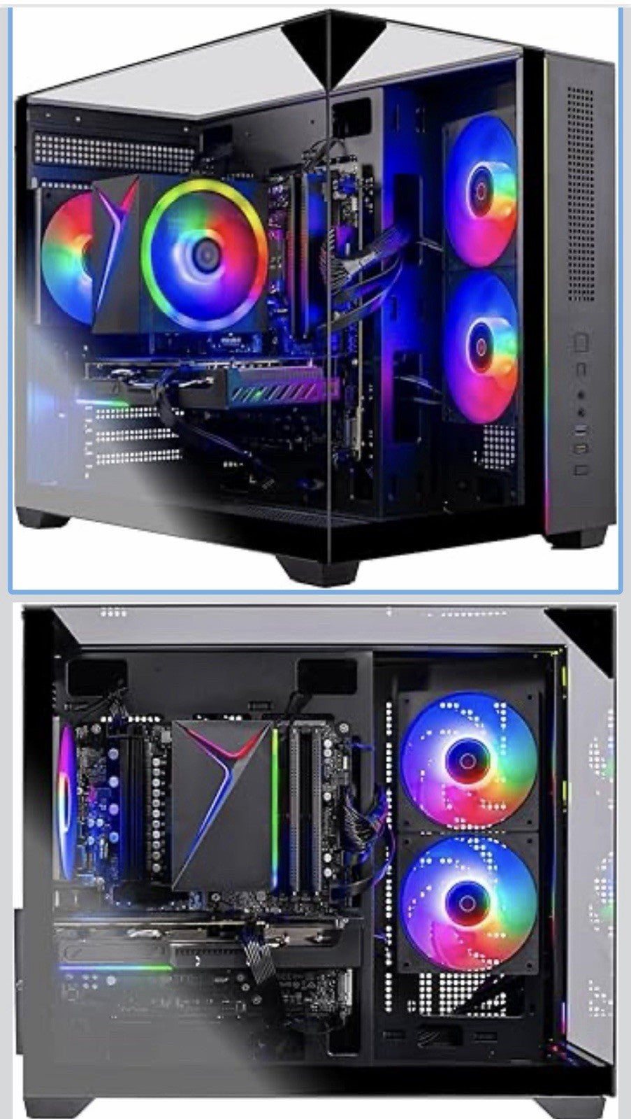 20 / Skytech Gaming Crystal Gaming PC, AMD Ryzen 7 5700 3.7GHz, NVIDIA RTX 5060
