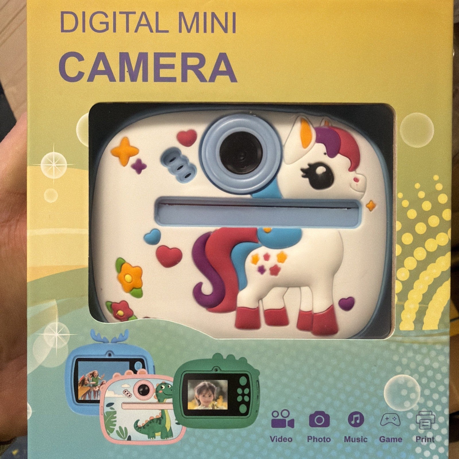 Children's instant printing camera, wireless intelligent Polaroid camera