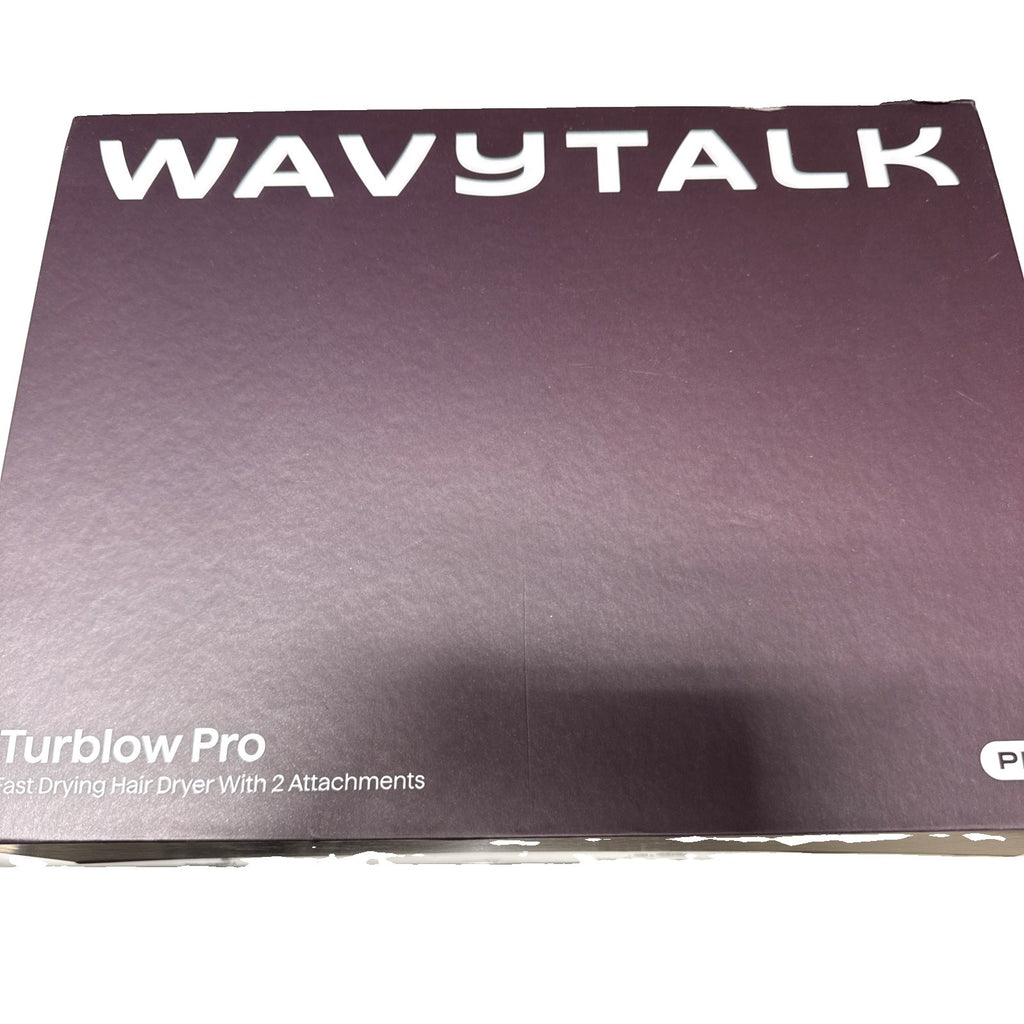 Wavytalk Turblow Pro Fast Drying Hair Dryer With 2 Attachments
