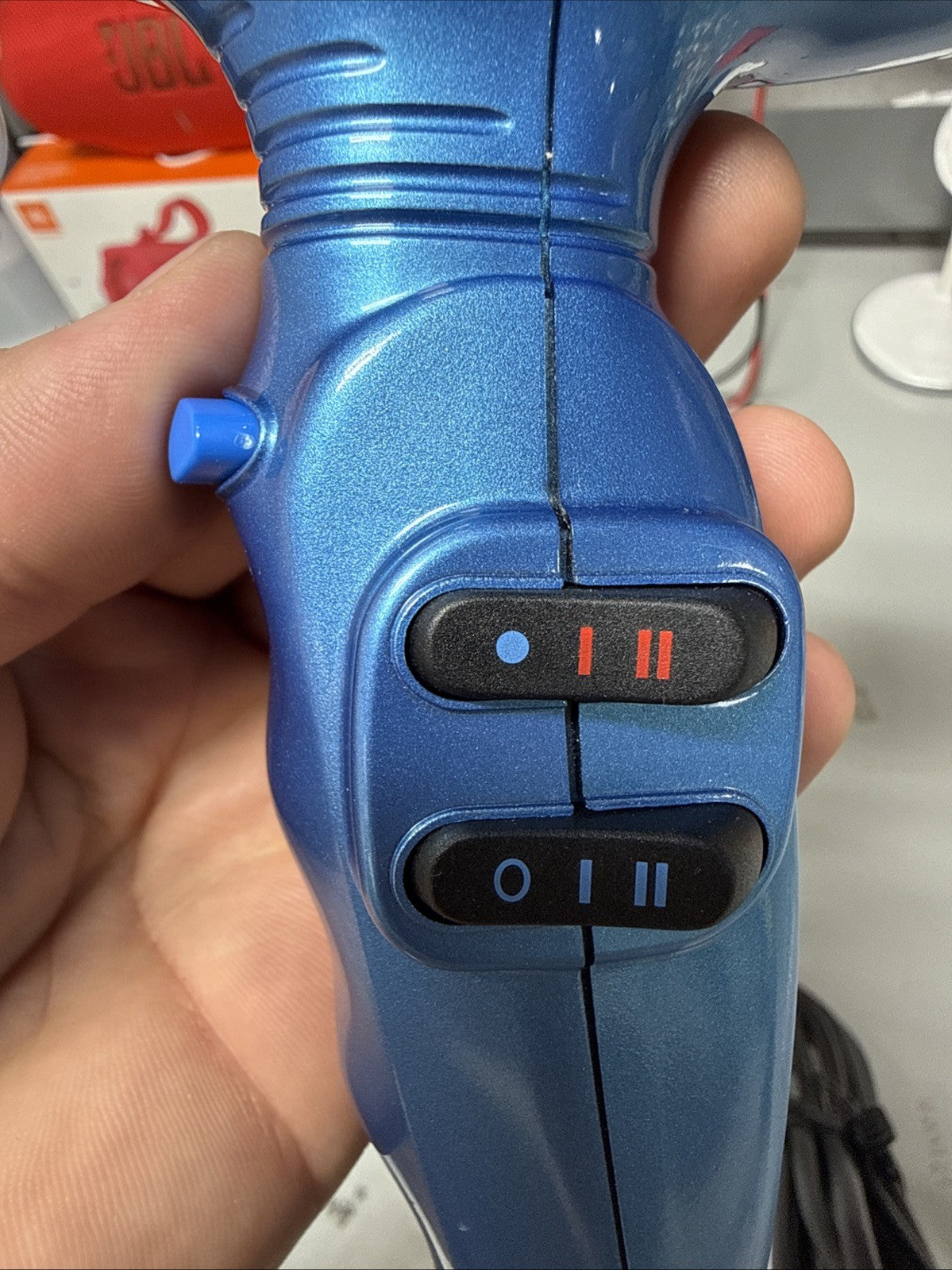 BaByliss Hair Dryer Blue Nano Titanium Portofino 2000W BABNTB6610N Salon