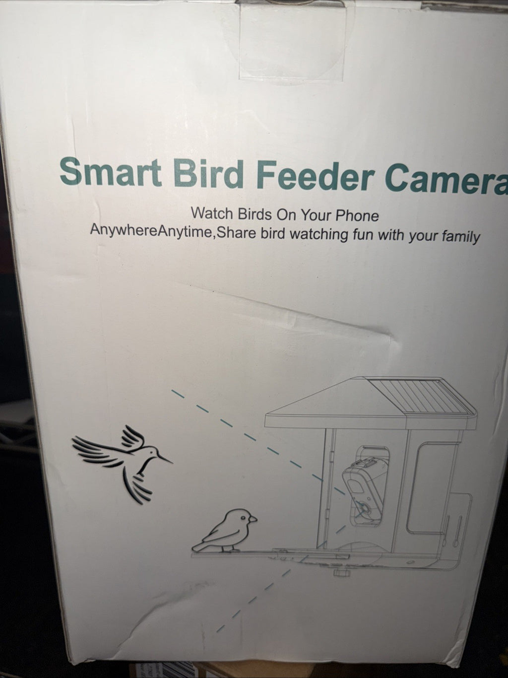 New Smart Bird Feeder Camera - Wireless Solar Powered Birdhouse Cam with AI