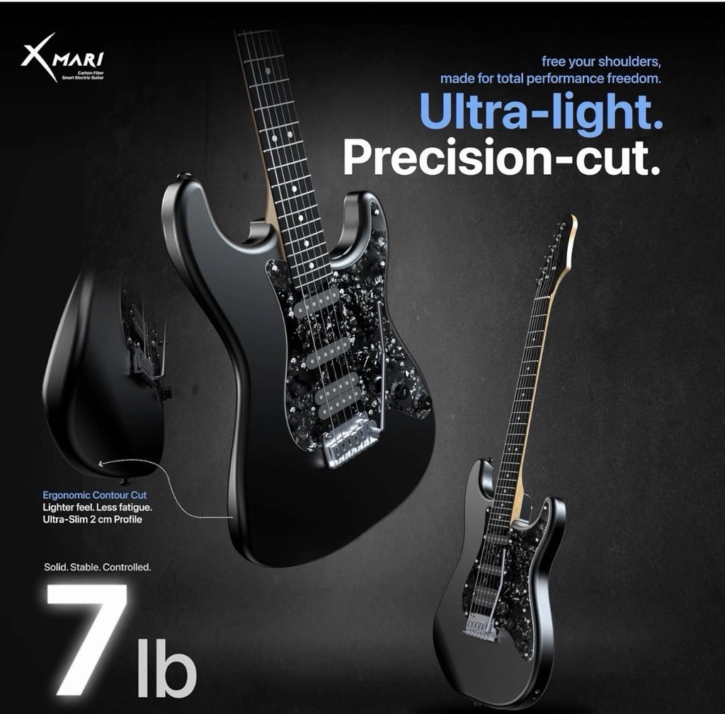 Enya XMARI 39" Smart Electric Guitar with Built-in DSP Effects, 4 Presets, USB-C
