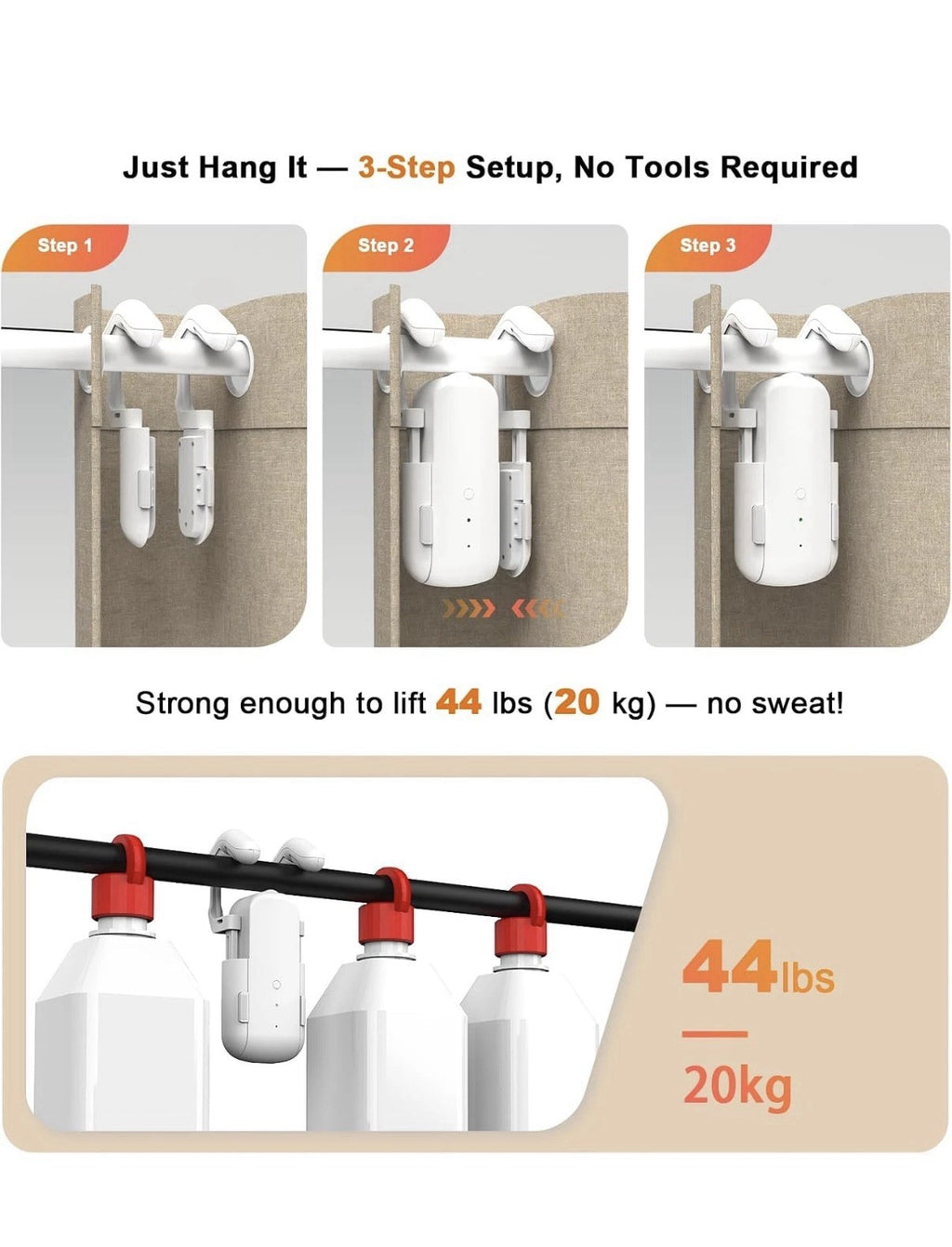 Automatic Curtain Opener with Remote, Compatible with Alexa and Google Home, Sma