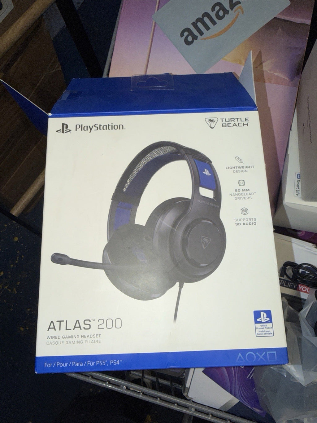 New Turtle Beach Atlas 200 Wired Gaming Headset for PlayStation - PS5 PS4