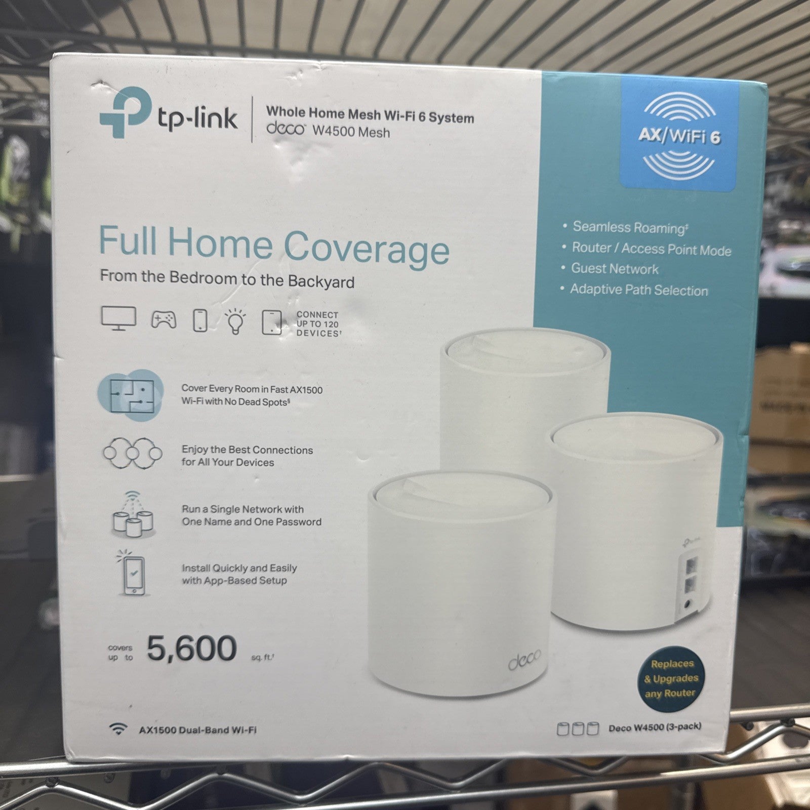 TP-Link AX1500 Whole Home Mesh Wi-Fi 6 3pk System