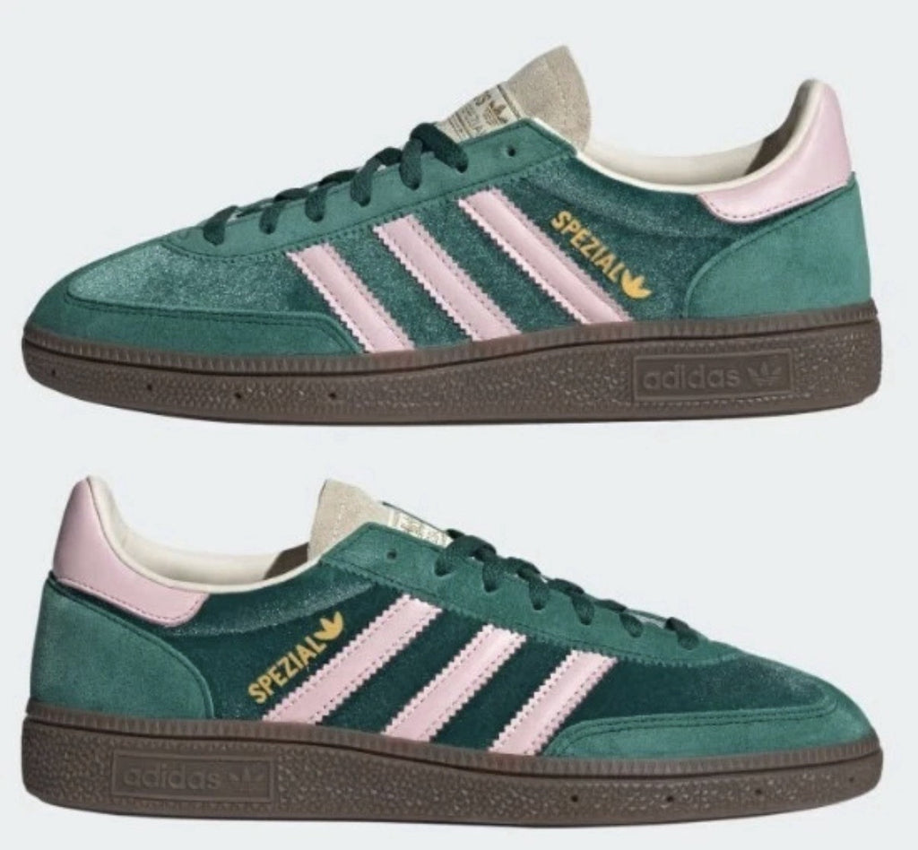 Adidas Women's Handball Spezial Collegiate Green/Pink - JI2648 Expeditedship