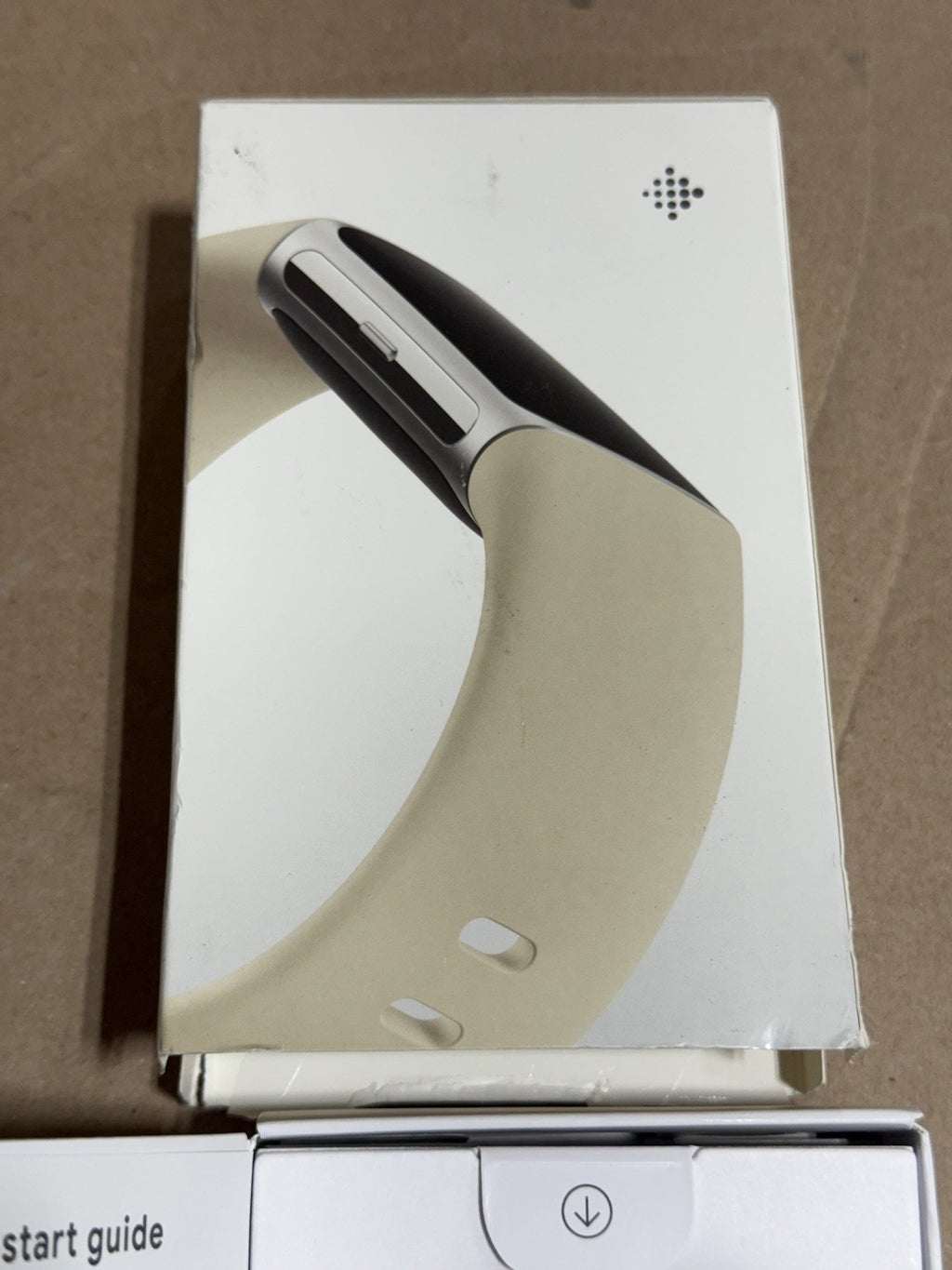 Fitbit Charge 6 Porcelain/Silver - New Tracker - Open Box / Damaged Packaging