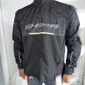 Men's Shima Perforated Cowhide Leather Racing Jacket Motorcycle Jacket CE Tested