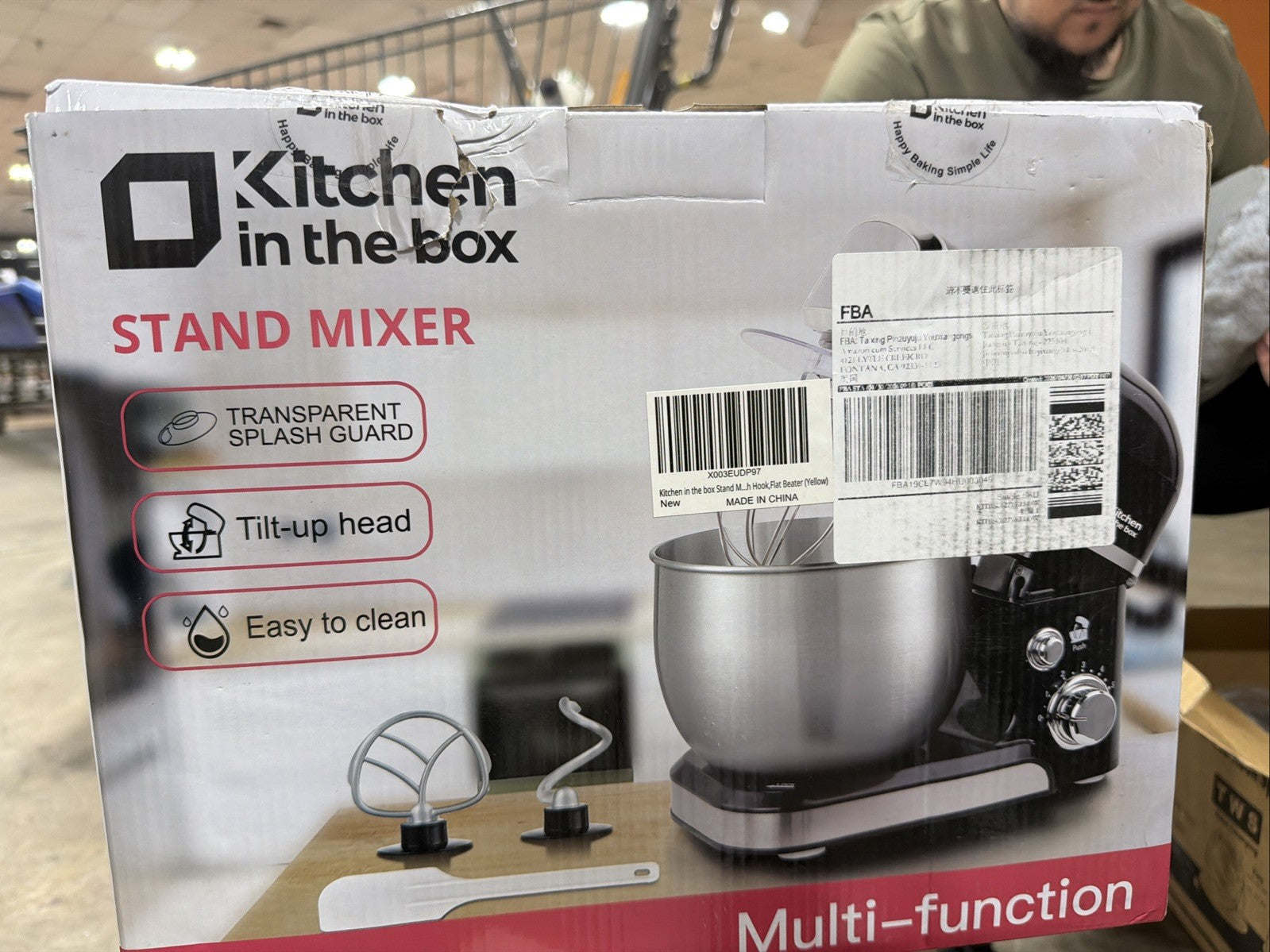 Kitchen In The Box Stand Mixer-Open Box