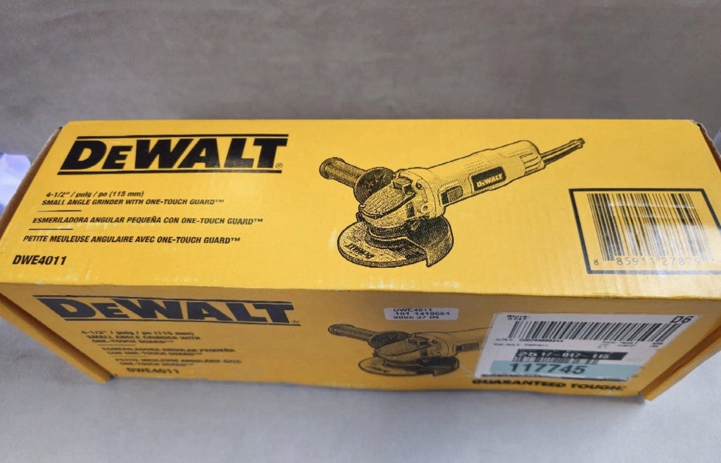 DEWALT DWE4011 4.5" Small Angle Grinder with One-Touch Guard