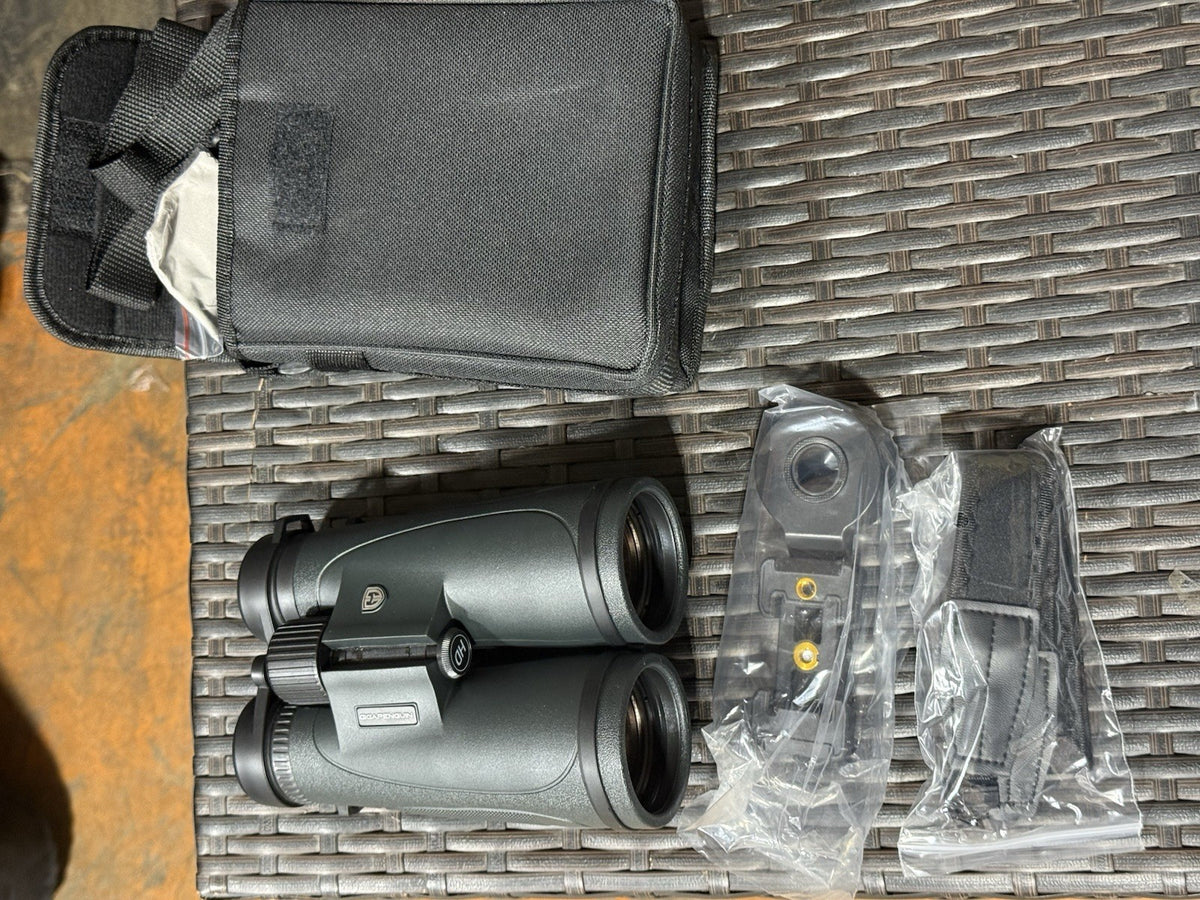 Gigapenguin 15x52 HD Glass Waterproof Binoculars Black W/ Original Carrying Case