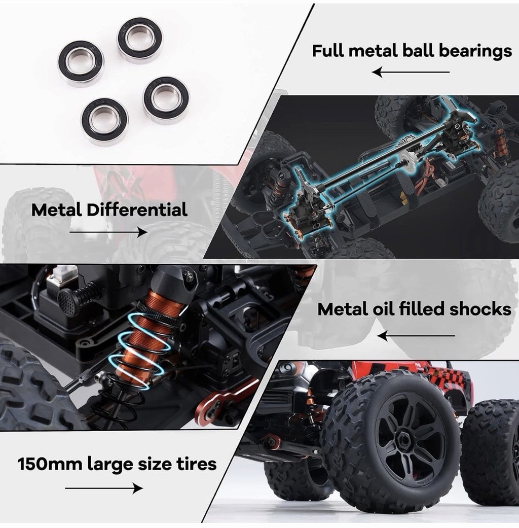 FMS FMT10 Chevrolet Colorado 1/10 RC Truck – Officially Licensed, 4WD Brushless